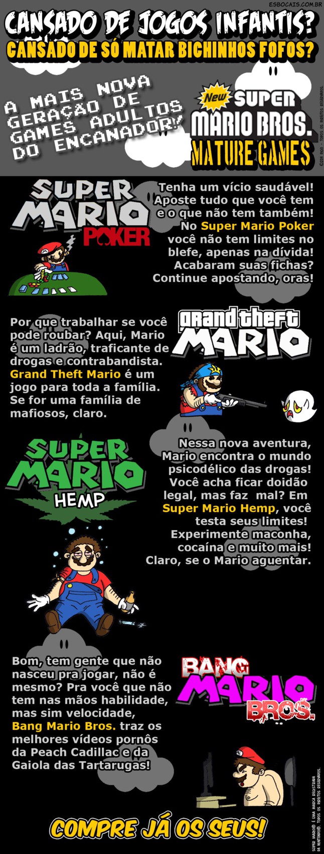 Do mario todos os jogos são bons