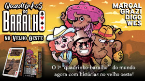 Quadrinhos do Baralho no Velho Oeste é o novo lançamento de Digo Freitas