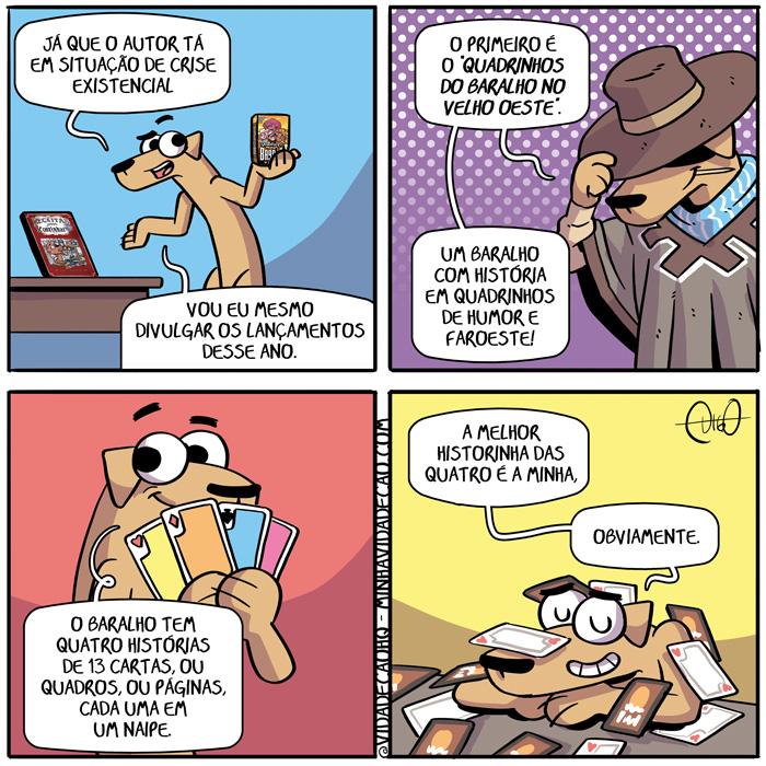 Minha Vida de Cão - Metas para o Ano Novo - Diário de Ideias Gráficas  (Quase) Originais - Tirinhas por Digo Freitas