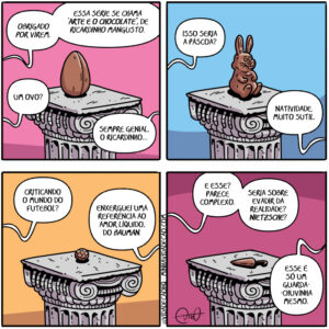 Escultura de chocolate