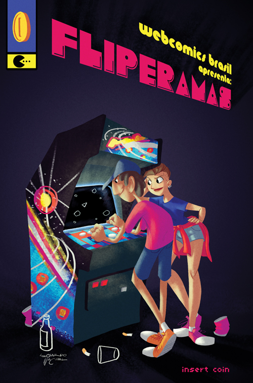 Webcomics Brasil apresenta: Fliperamas (2015) - Capa